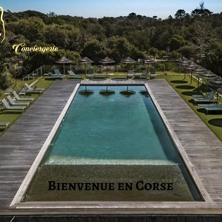 Résidence Cala Sultana 4 pers avec Piscine CHAUFEE- accès privé à la Plage de SANTA GIULIA Porto Vecchio Exterior foto