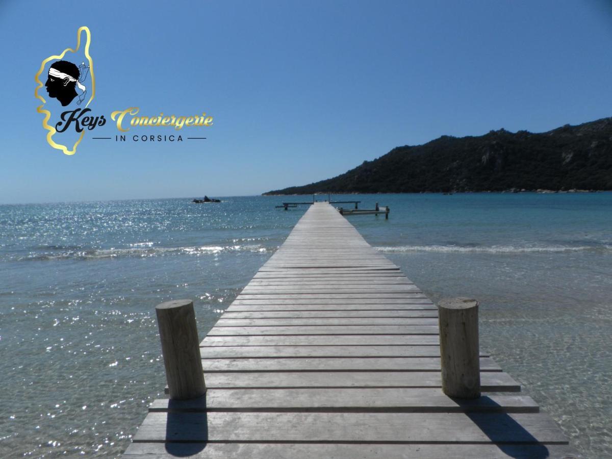 Résidence Cala Sultana 4 pers avec Piscine CHAUFEE- accès privé à la Plage de SANTA GIULIA Porto Vecchio Exterior foto
