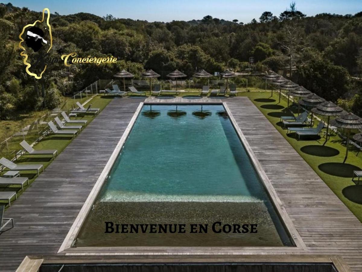 Résidence Cala Sultana 4 pers avec Piscine CHAUFEE- accès privé à la Plage de SANTA GIULIA Porto Vecchio Exterior foto