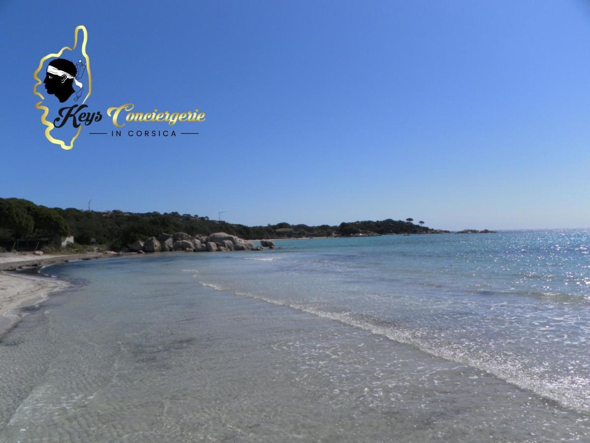Résidence Cala Sultana 4 pers avec Piscine CHAUFEE- accès privé à la Plage de SANTA GIULIA Porto Vecchio Exterior foto