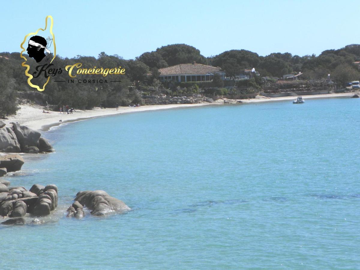 Résidence Cala Sultana 4 pers avec Piscine CHAUFEE- accès privé à la Plage de SANTA GIULIA Porto Vecchio Exterior foto