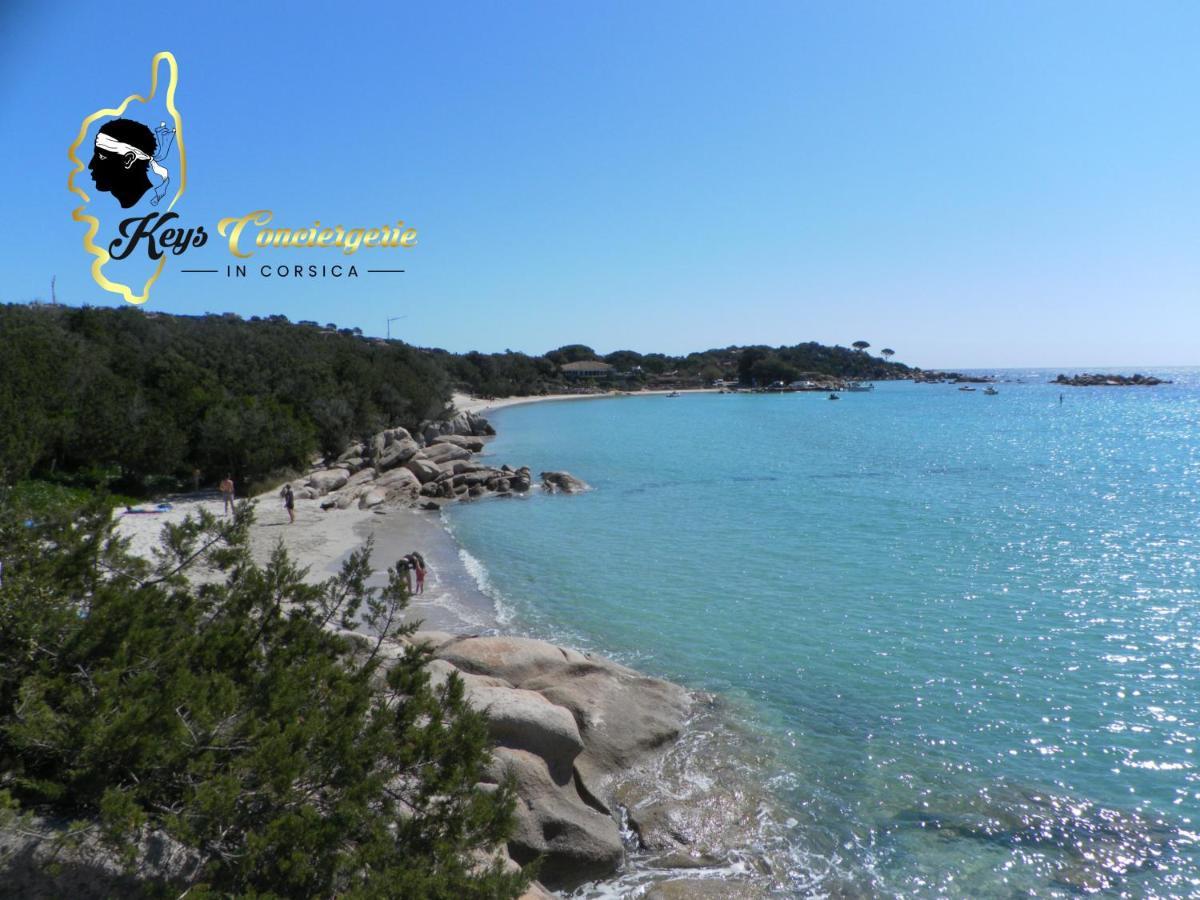 Résidence Cala Sultana 4 pers avec Piscine CHAUFEE- accès privé à la Plage de SANTA GIULIA Porto Vecchio Exterior foto